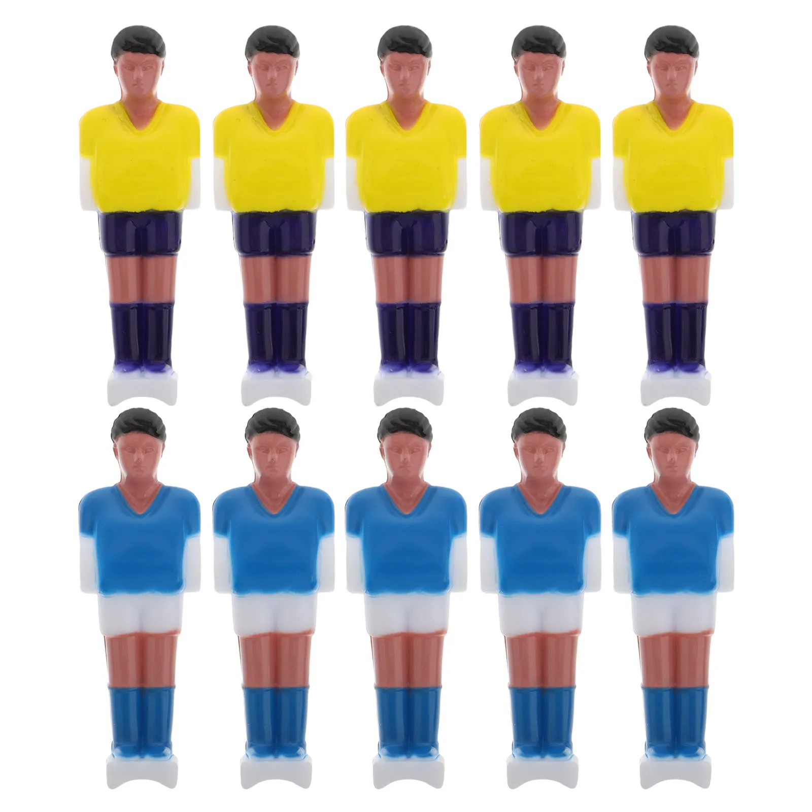 10pcs Mini Foosball Table Players Realistic Replacement Parts For Table Soccer Repair Desk Accessory Set