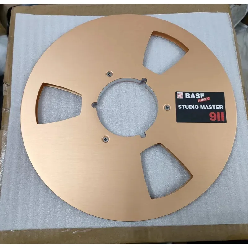 1/4 10.5 بوصة بكرة مفتوحة شريط الصوت فارغة Nab Hub بكرة إلى بكرة مسجلات مع القرص ملحقات ألومنيوم جديدة