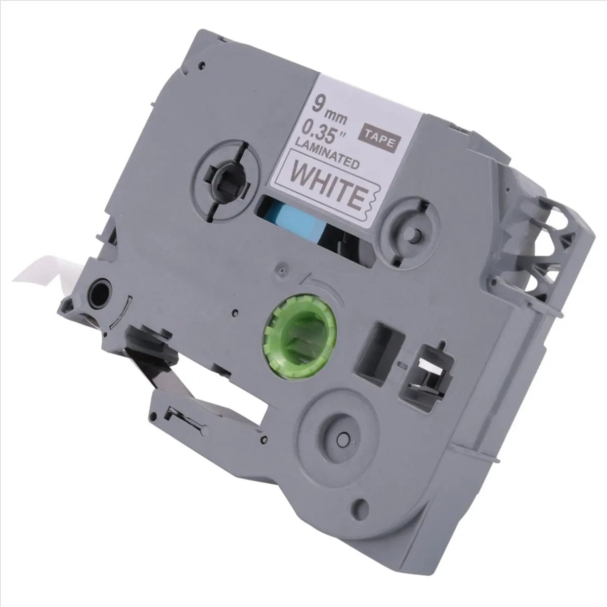 A013 TZe 221 Tape PTH110 Tape 9mm 0.35 Inch Laminated White for Label Maker Tape Compatible for P-Press 2-Pack