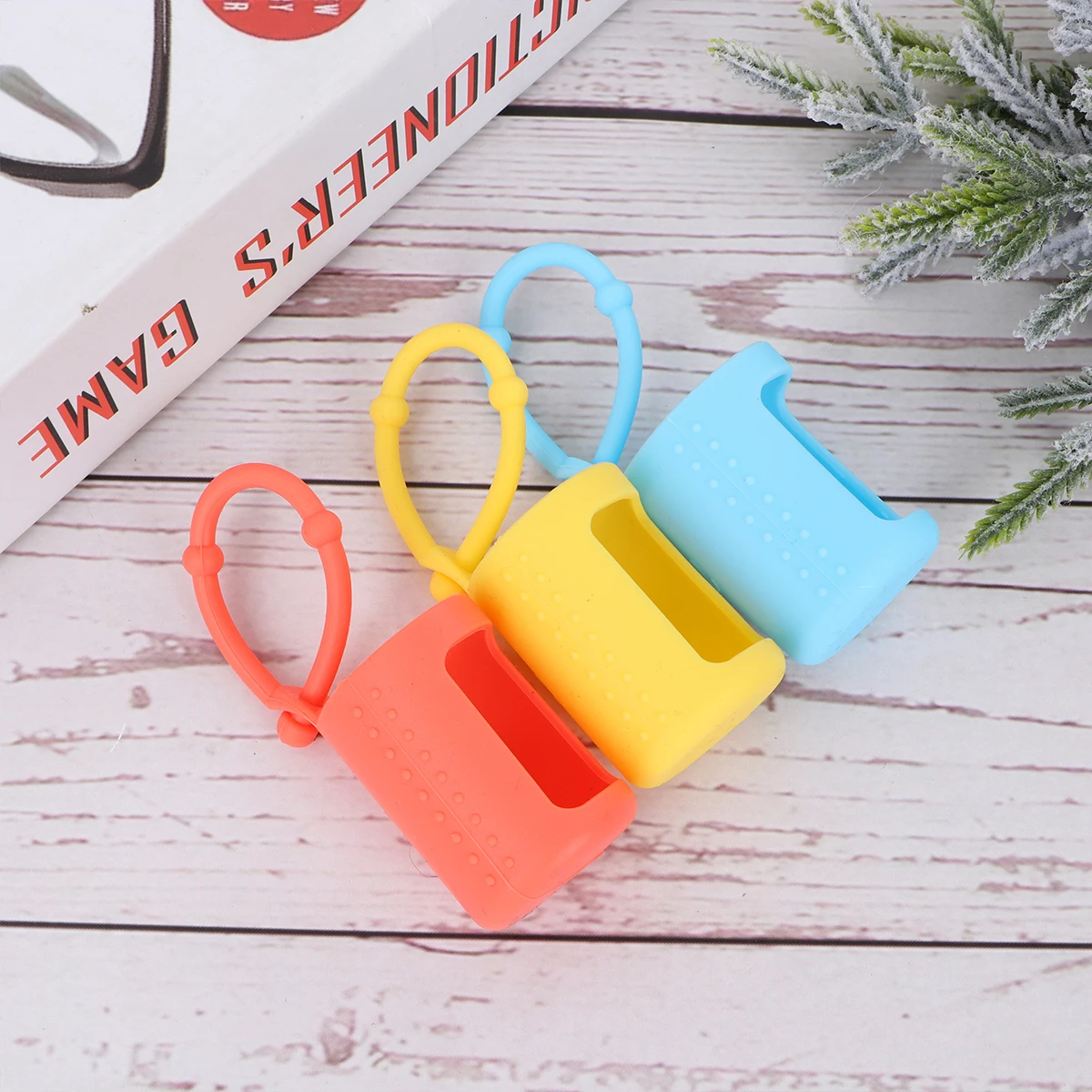 

6 Pcs Essential Oil Bottle Protector Silicone Case Anti Slip Adjustable Strap For Roller Bottles Long Time Use Gifts
