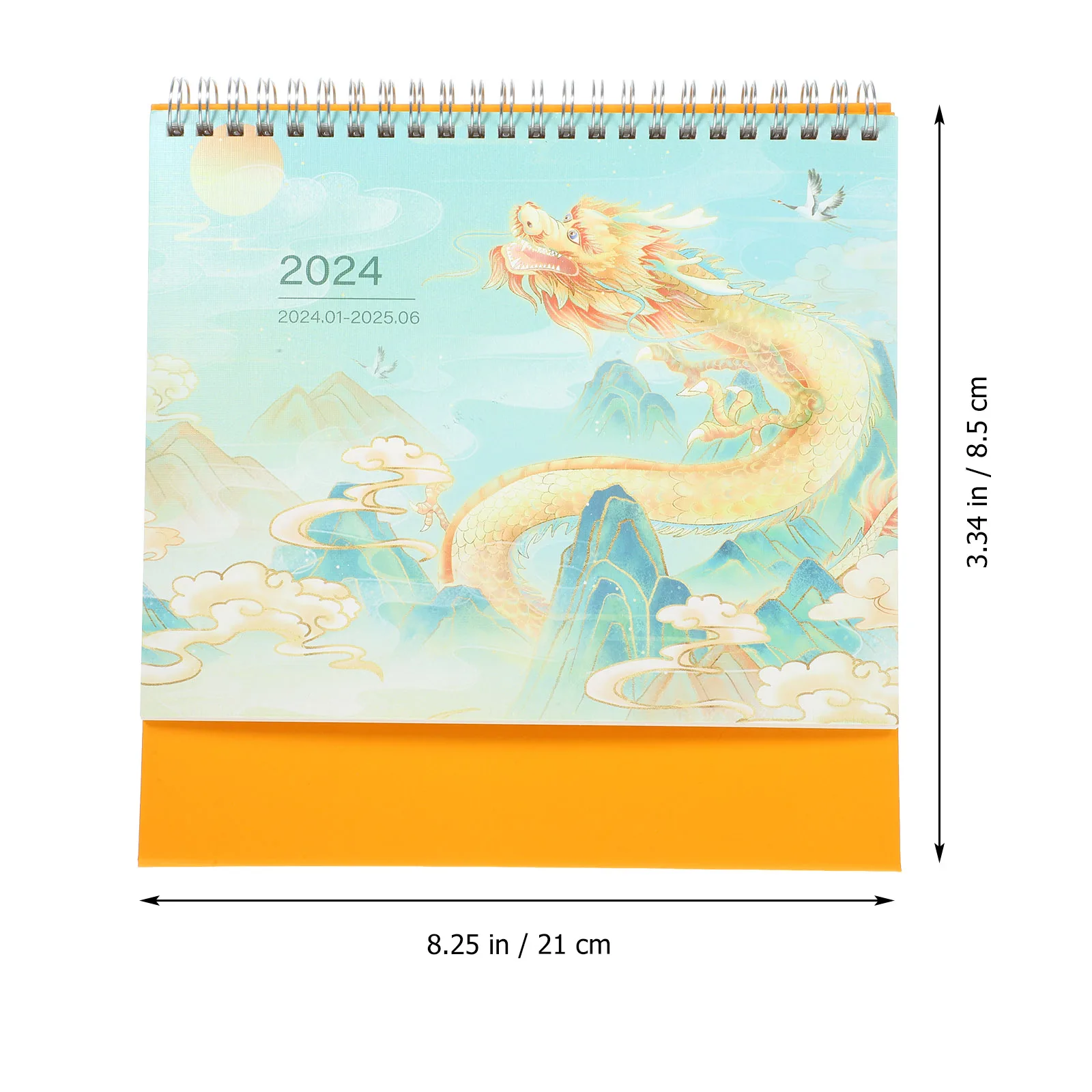

A6 Size Desktop 2024-2025 Multi-Functional Office Planner Flip Calendar For Desk Household Monthly Scheduling Tool Portable