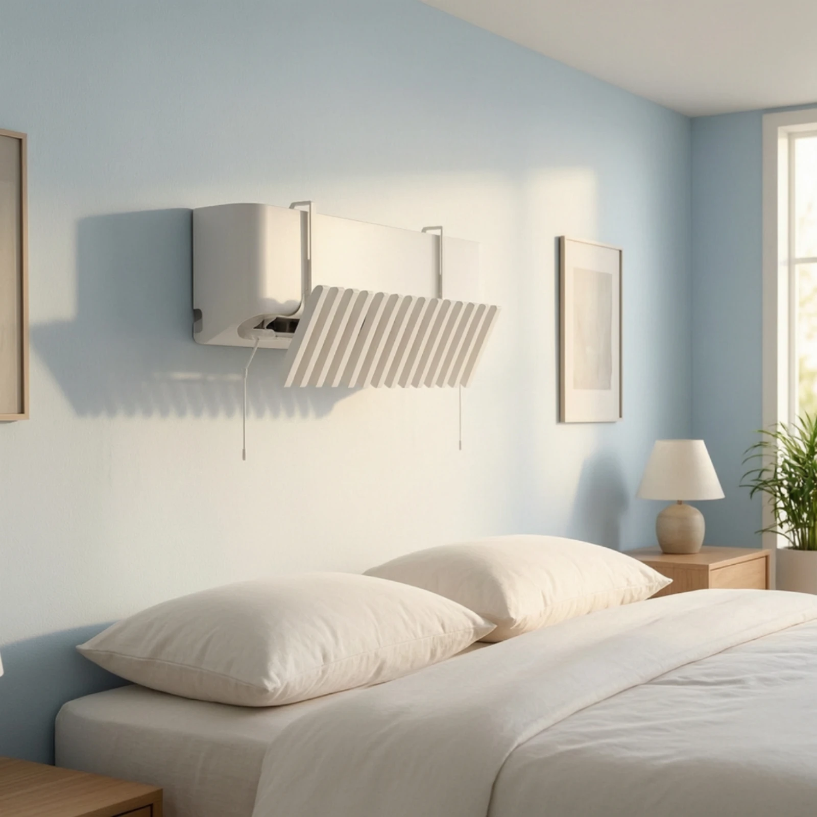 Air Conditioner Deflector Slatted Air Conditioning Vent Deflector Air Conditioning Wind Guard Slim-Line Appliance Accessory
