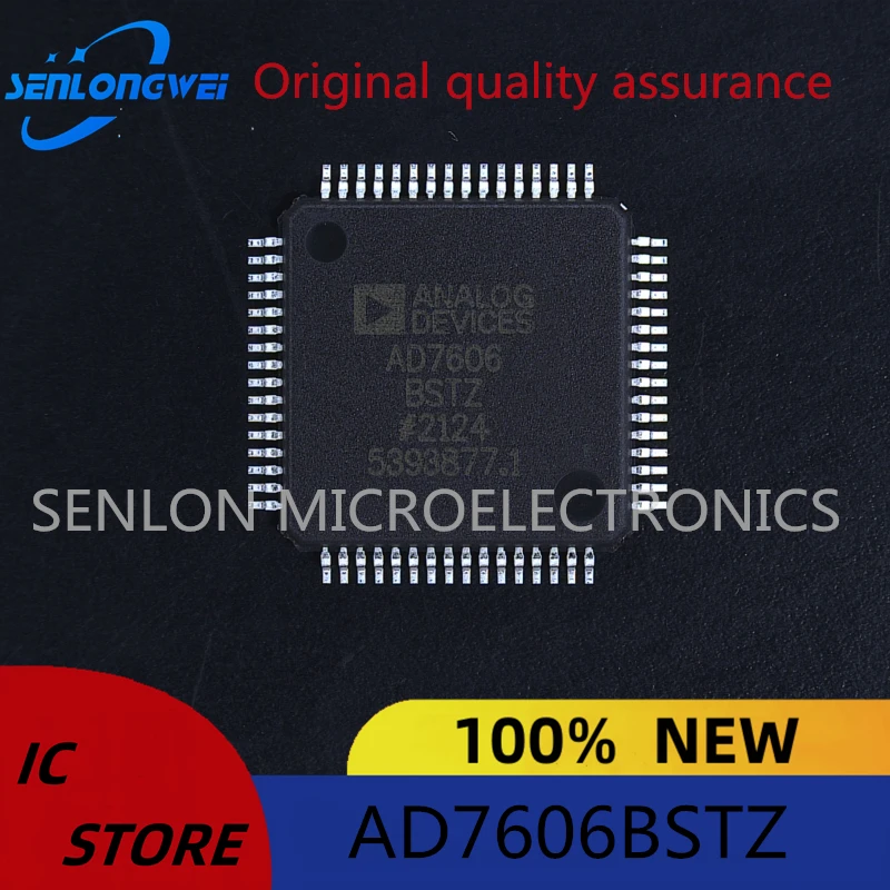 New Original AD7606BSTZ LQFP-64 8-channel DAS with built-in 16 bit synchronous sampling ADC chip