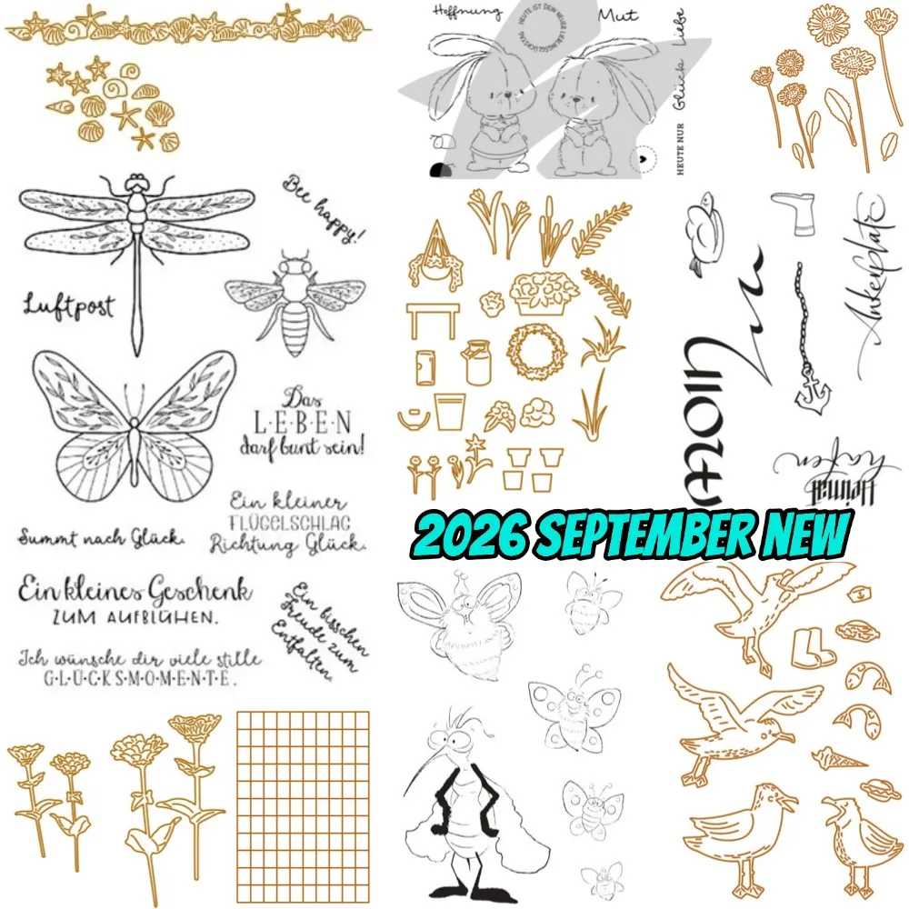 The Flower Shop Deco 2026 New Stamps And Dies Scrapbook Diary Decoration Stencil Embossing Template DIY Greeting Card Handmade