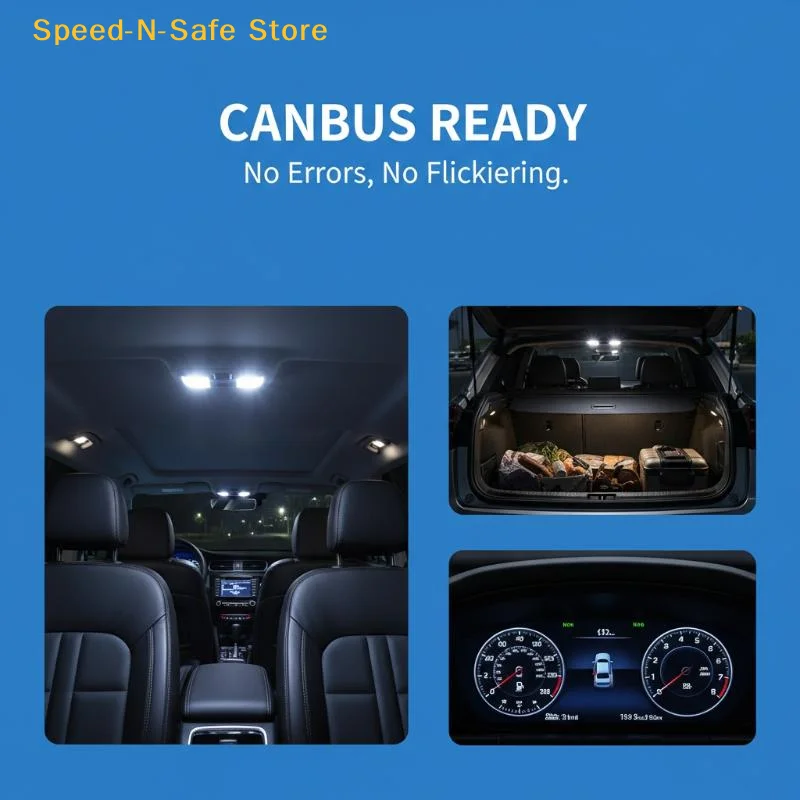 6PCS C5W Led Bulbs …