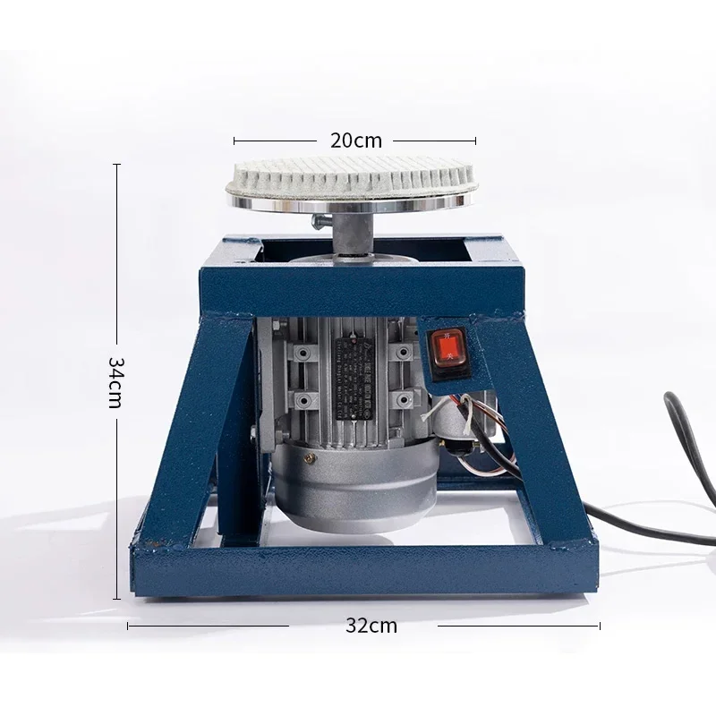 Electric Ceramic Bottom Grinding Disc, Pottery Polishing Tool, Rubber Grinding Disc, One-Button Operation