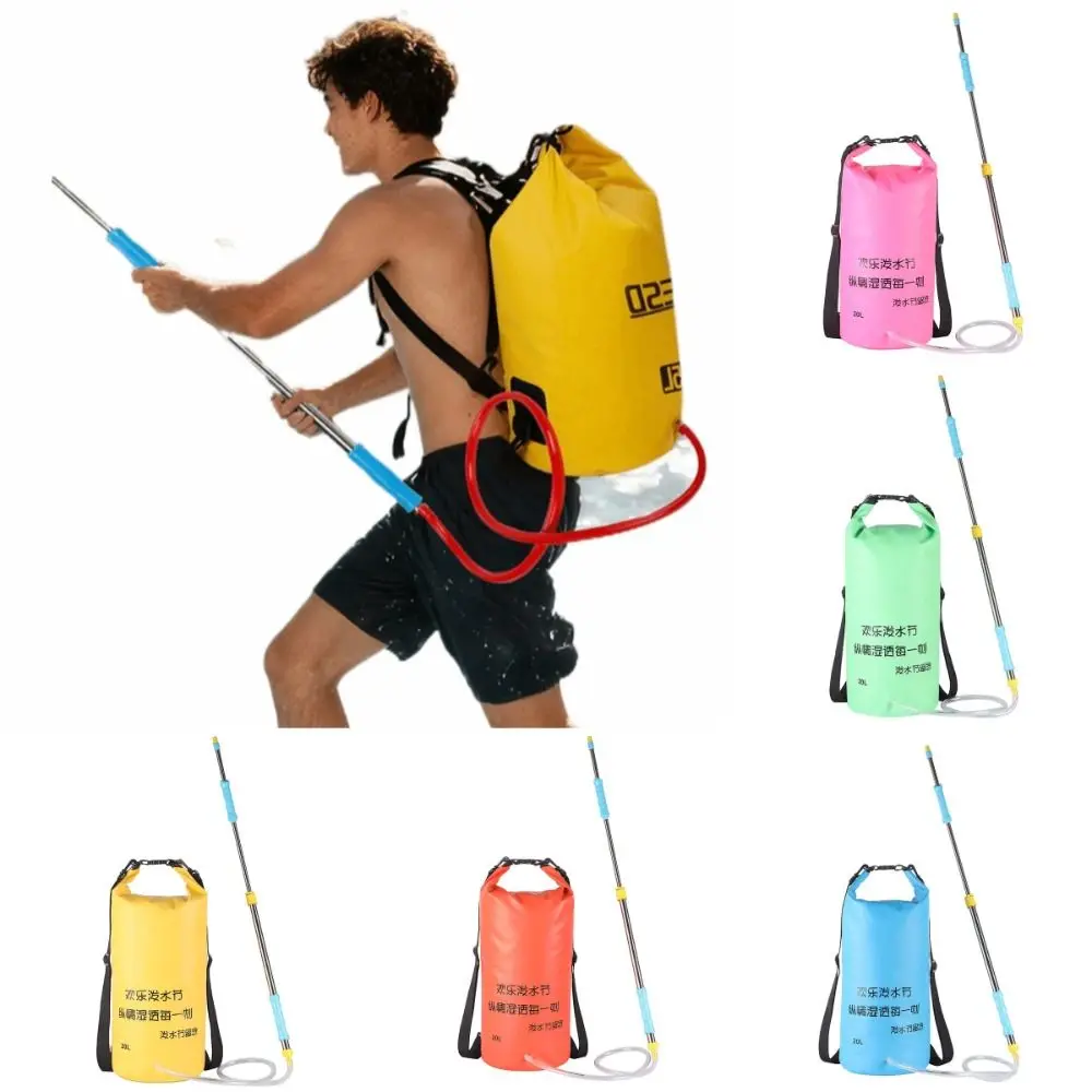 

Backpack Style Water Shooter Stainless Steel High Pressure Water Squirter Large Capacity Outdoor Design Foam Sprayer
