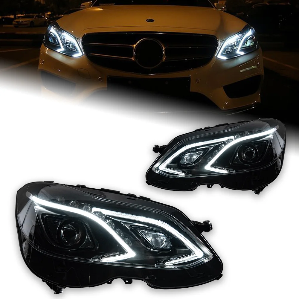 Car Lights For W212 Headlight Projector Lens 2009-2016 E-Class E200 Dynamic Signal Head Lamp E300 LED Headlights Drl Automotive