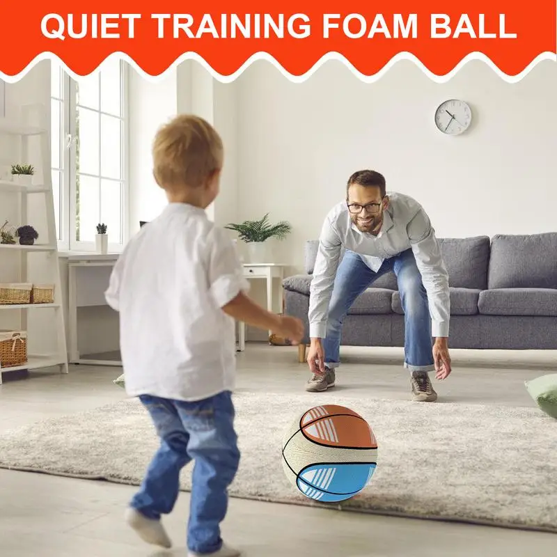 静かなバスケットボールフォームバスケットボール衝撃吸収スポンジボールフォームおもちゃ十代の若者たち大人チーム学校寝室ホームアパート