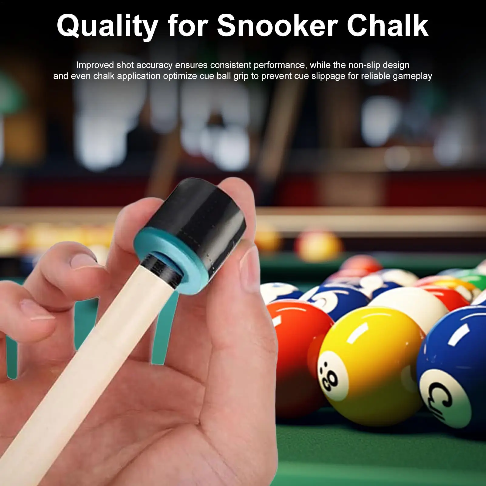 

Мел для кия, противоскользящий усилитель для бильярдного захвата, 2 шт., профессиональный мел для кия для дома, семейного развлекательного клуба, ежедневная практика