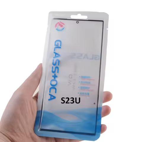 5PCS LCD Front Glass With OCA Glue for Samsung Galaxy S25 Ultra S24 S23 S22 S21 Ultra Note 10 Plus Note 20 Ultra Touch Panel