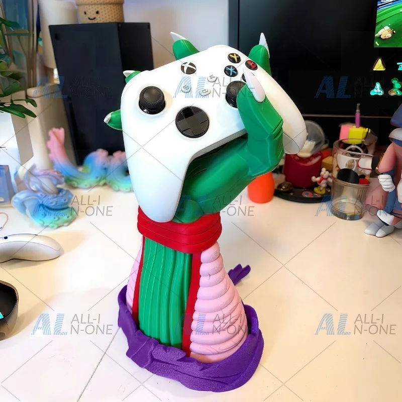 Game Controller Holder Customized Anime Character Arm Creative Desktop Storage Ornaments for PS5 XBOX SWITCH Display Stand Gift