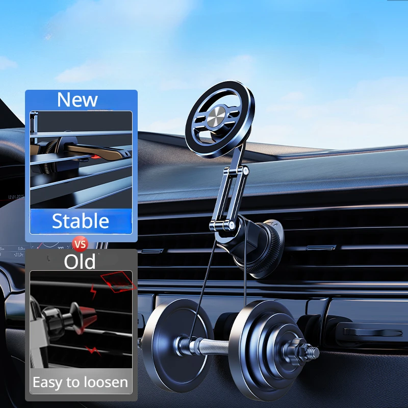 Oatsbasf-soporte para teléfono Magsafe para coche, soporte magnético para teléfono Airout, ajuste multiángulo, soporte estable para teléfono de alta carga