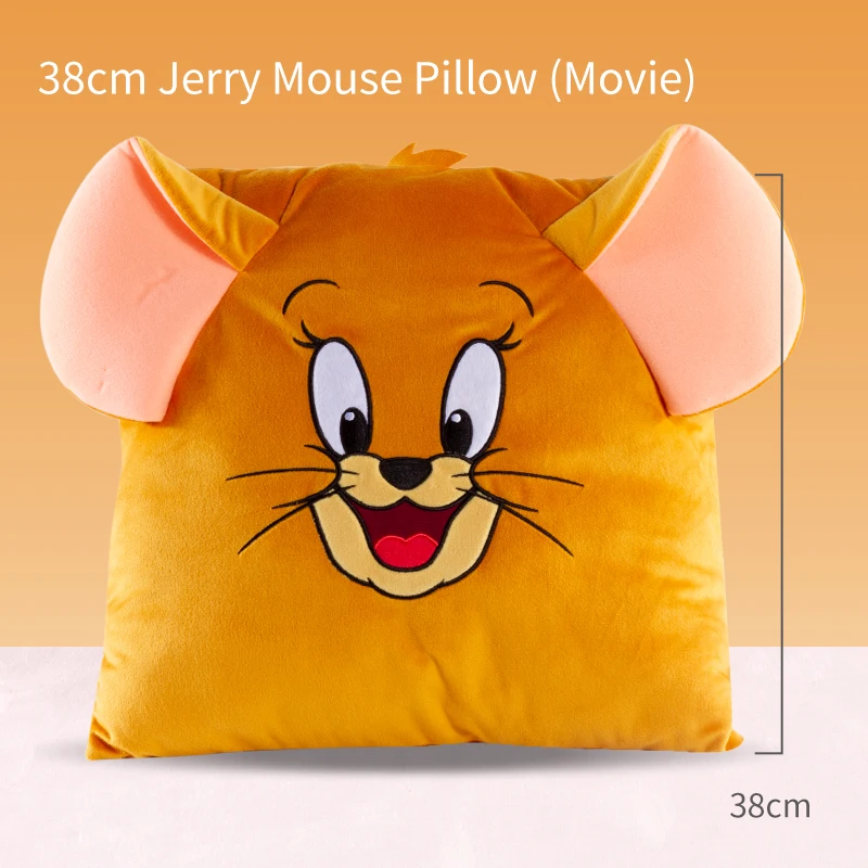 Tom y Jerry muñeca de juguete de peluche, sofá cama, muñeca para dormir, almohada para el cuello, cojín