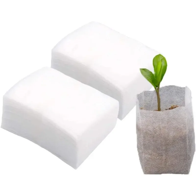 

100Pcs Nursery Growing Bags,Non-Woven Fabric Seedlings Grow Bag for High Seedling Survival Rate,Plant Bags for Planting,Garden S