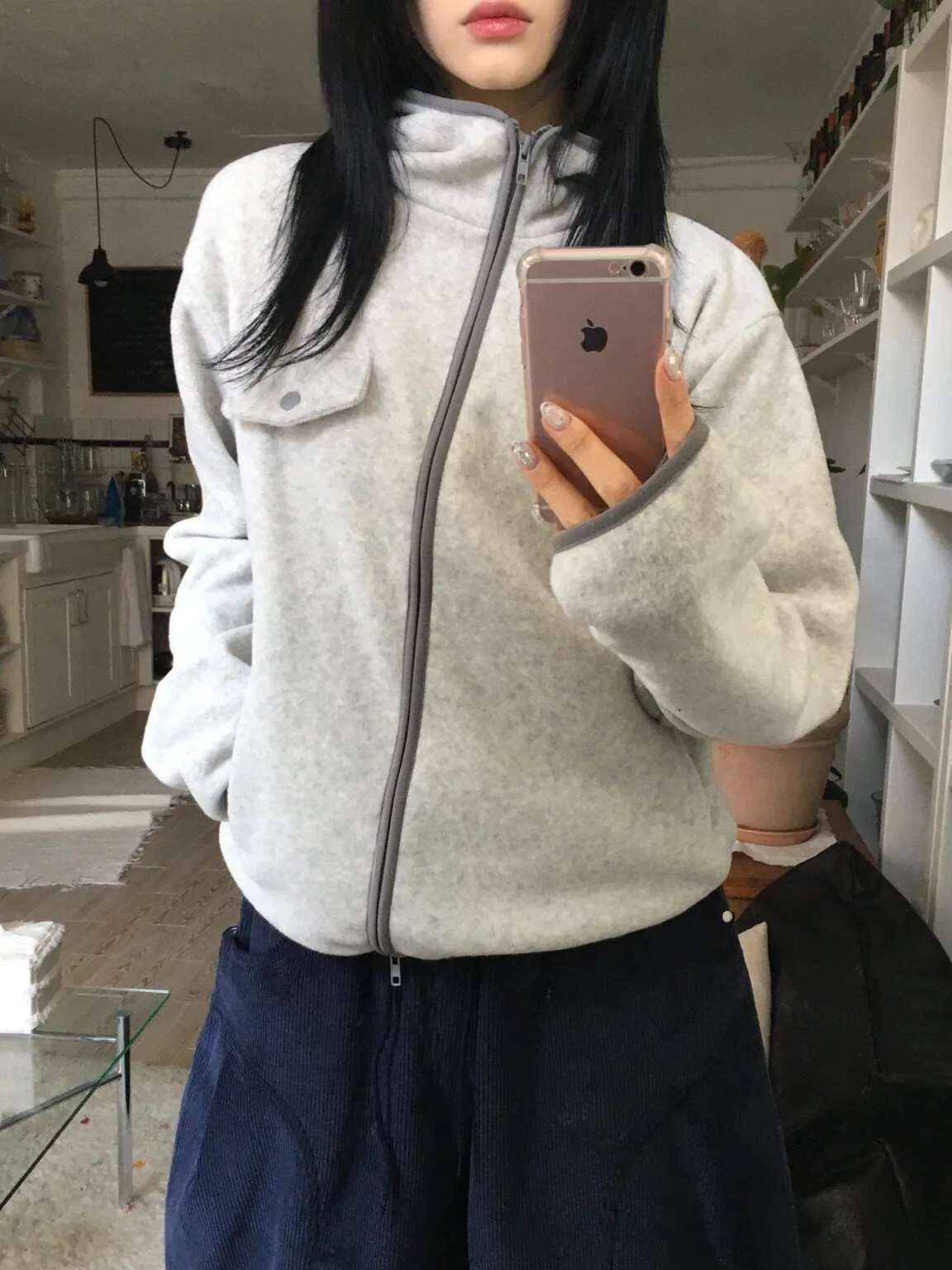 Korean Style Double-Sided Fleece Hooded Short Jacket Women's Fashionable Warm Top Autumn Winter New Arrival Versatile Casual ...