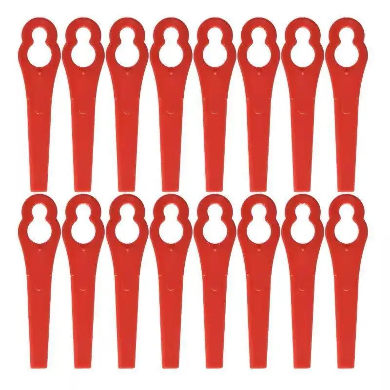 100Pcs Heavy Duty Grass Trimmer Replacement Blades Eco-Friendly Plastic for Residential Lawn Garden Weed Trimming