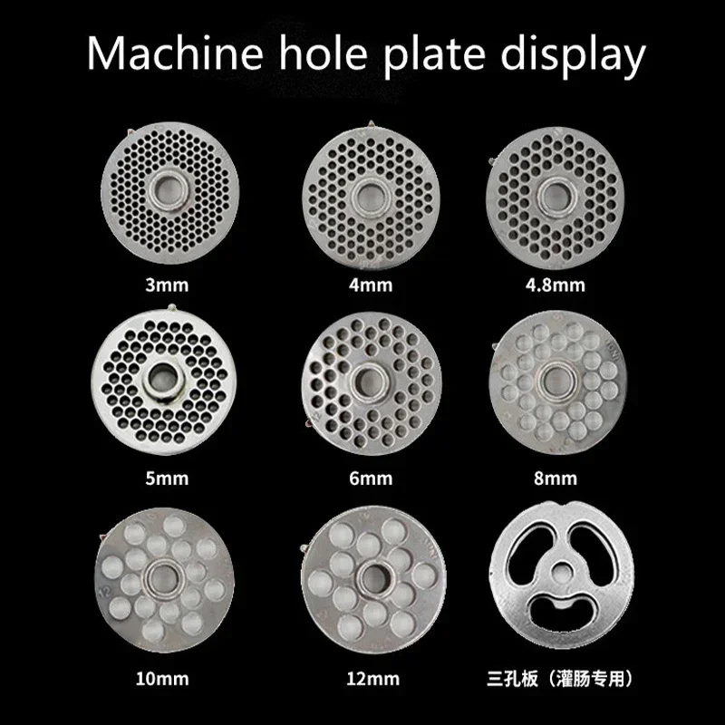 

Meat Grinder Dual Motor Stainless Steel Meat Slicer For Enema Meat Slices Shreds Diced Minced Picadora de carne Hachoir à viand