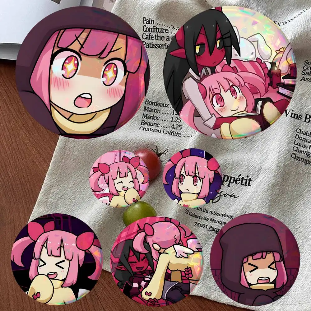 C-Contract Demon Game Round Badge Creative Brooch Clothing Backpack Accessories Lapel Pin