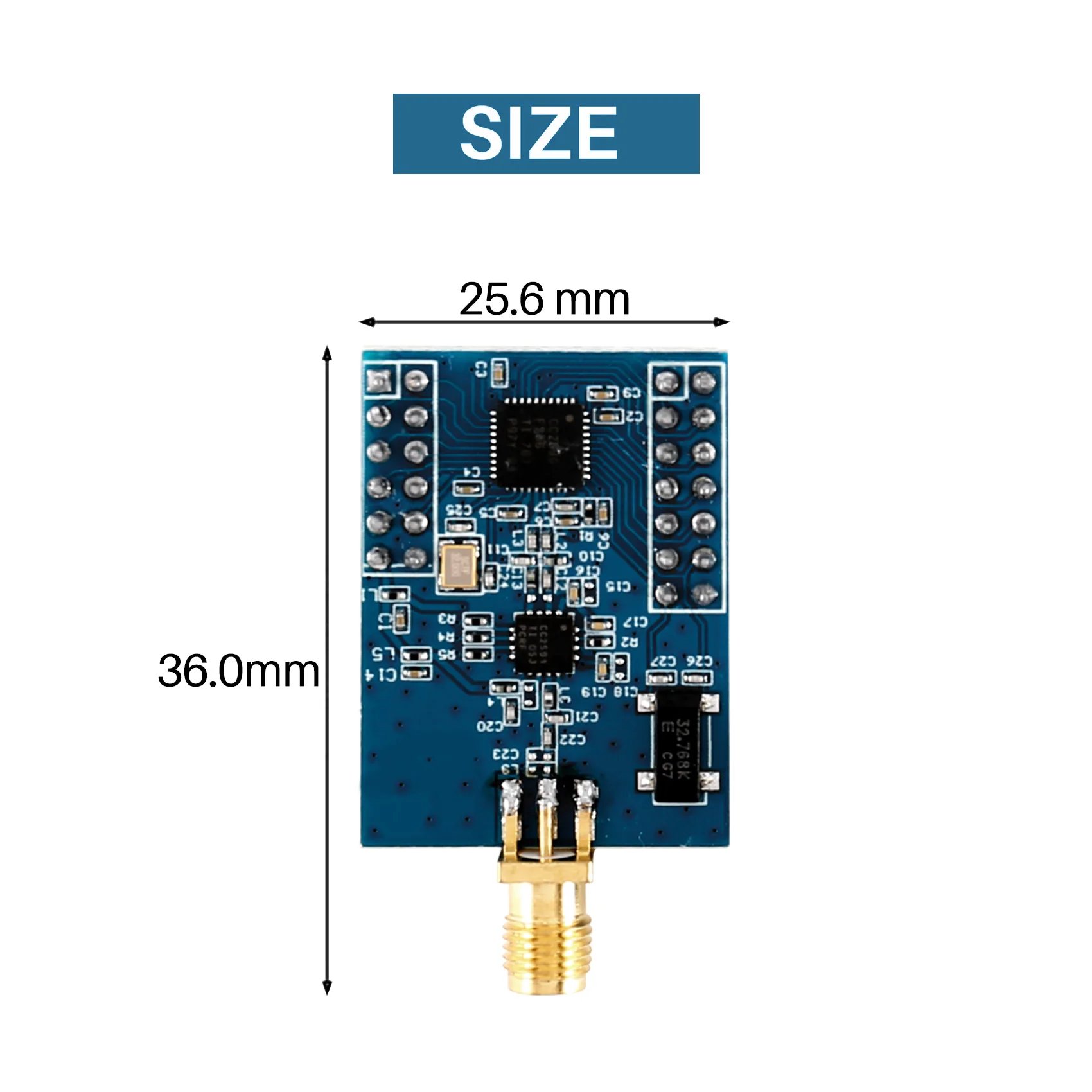 T28C ZigBee Conversion Serial Port TTL Uart Wireless PA Module CC2530+CC2591 Zigbee Module CC2530 Development Board