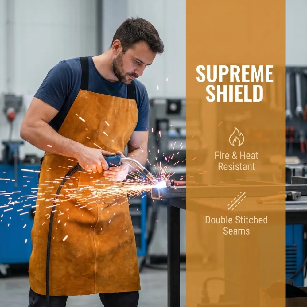 orange-thick-cowhide-welding-apron-cowhide-90cm-60cm-pocket-design-welding-gear-wearproof-anti-scald-electrician-workwear