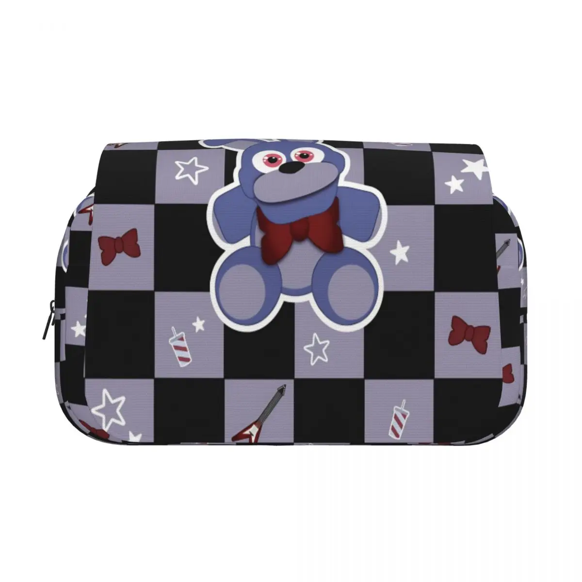 FNAF At Freddys Cartoon Double Clamshell Pen Case Pencilcases Pen Box for Student Bags School Supplies Zipper Stationery