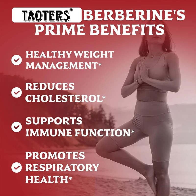 Premium Berberine Supplement Capsules Support Heart Health Immune System Healthy Dietary Supplement