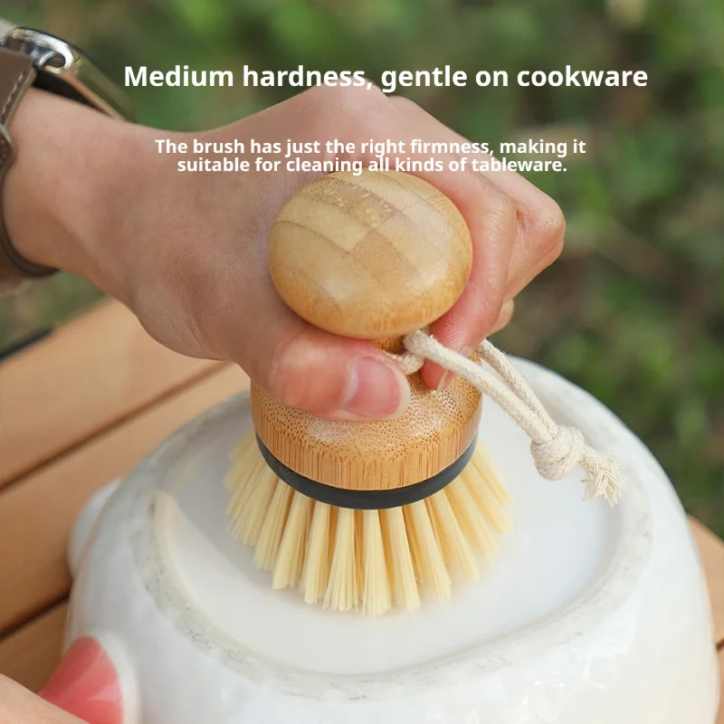 Cepillo de limpieza para ollas - Dish Brush Bamboo reseña y precio