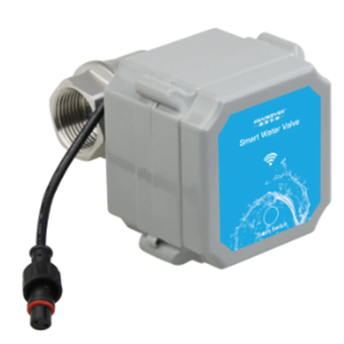 SWXF Tuya Wifi Intelligent Water Ball Valve Shut Close Rate 0%To100% Garden Smart Life Faucet Automation Voice Control,DN20,B