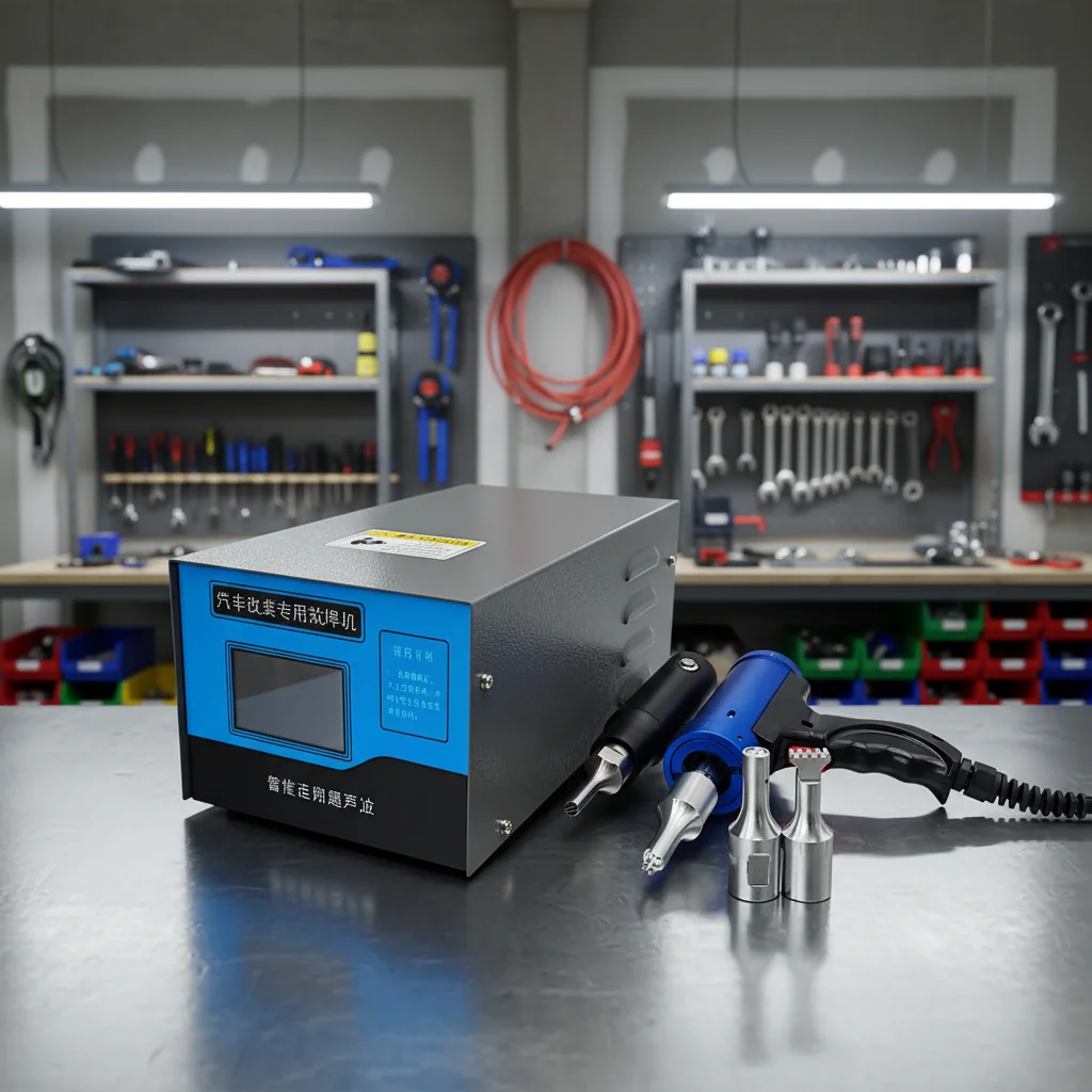 28KHz 220V Industrial Ultrasonic Spot Welder for 3MM Car Door Panels Poultry Manure Egg Products