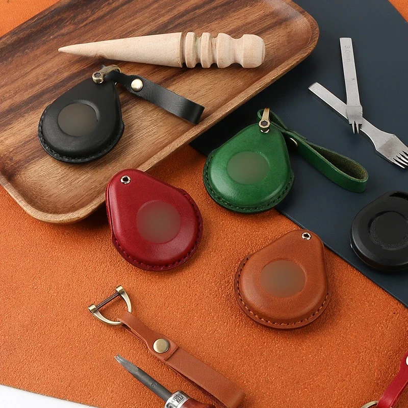 1 Pcs Handmade Leather Smart Key Case Fob Cover For Harley Davidson X48 1200 Street Glide Keychains Car Accessories