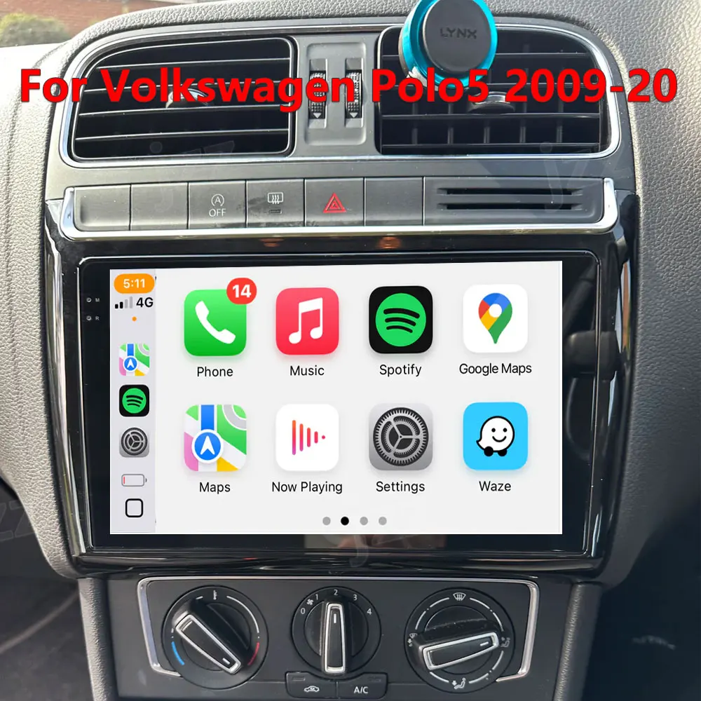 

Car Radio For Volkswagen VW Polo5 2009-2020 Wireless Carplay Android Auto Multimedia GPS 2 Din autoradio