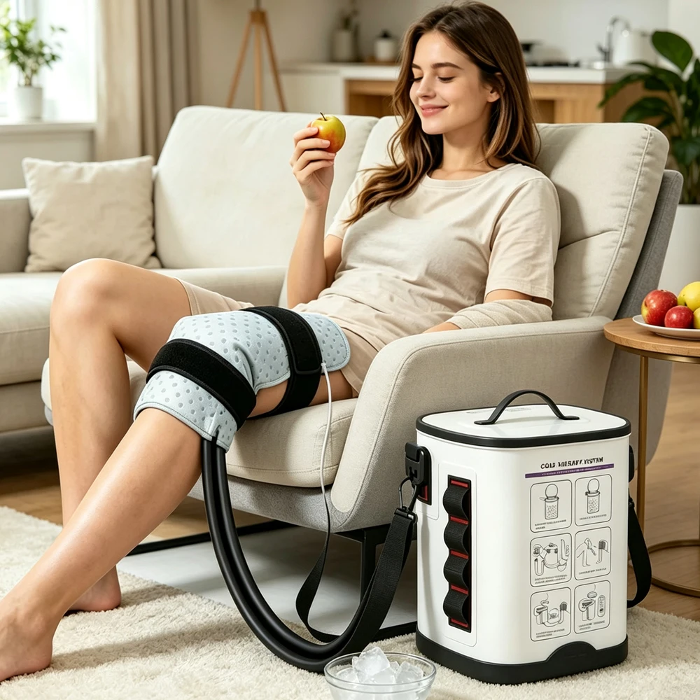 Cold Therapy Machine Ice Water Circulation Cold Compression Recovery System Device for Knee Shoulder Sports Injury Muscle Care