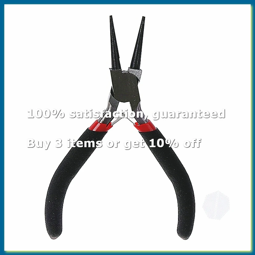 Round Nose Pliers Hobby Craft Beading Jewellery Making Tool Black