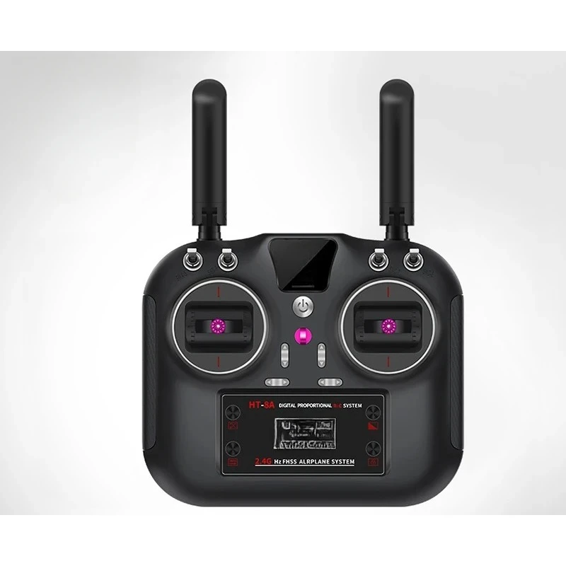 HT-8A Remote Control, Eight-channel with Screen, Model Aircraft Fixed-wing Aircraft Robot Drone