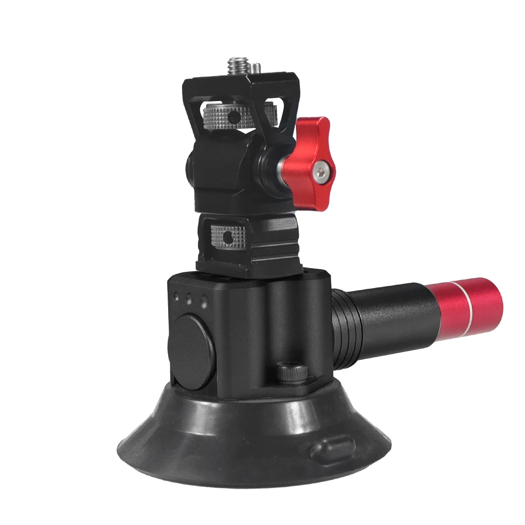 Handpumpe Vakuum Saugnapf 1/4 "3/8" arri Ortung Loch Kamera Stabilisator Halterung für gopro insta360 Auto Lampe Stand halterung – Detail 18