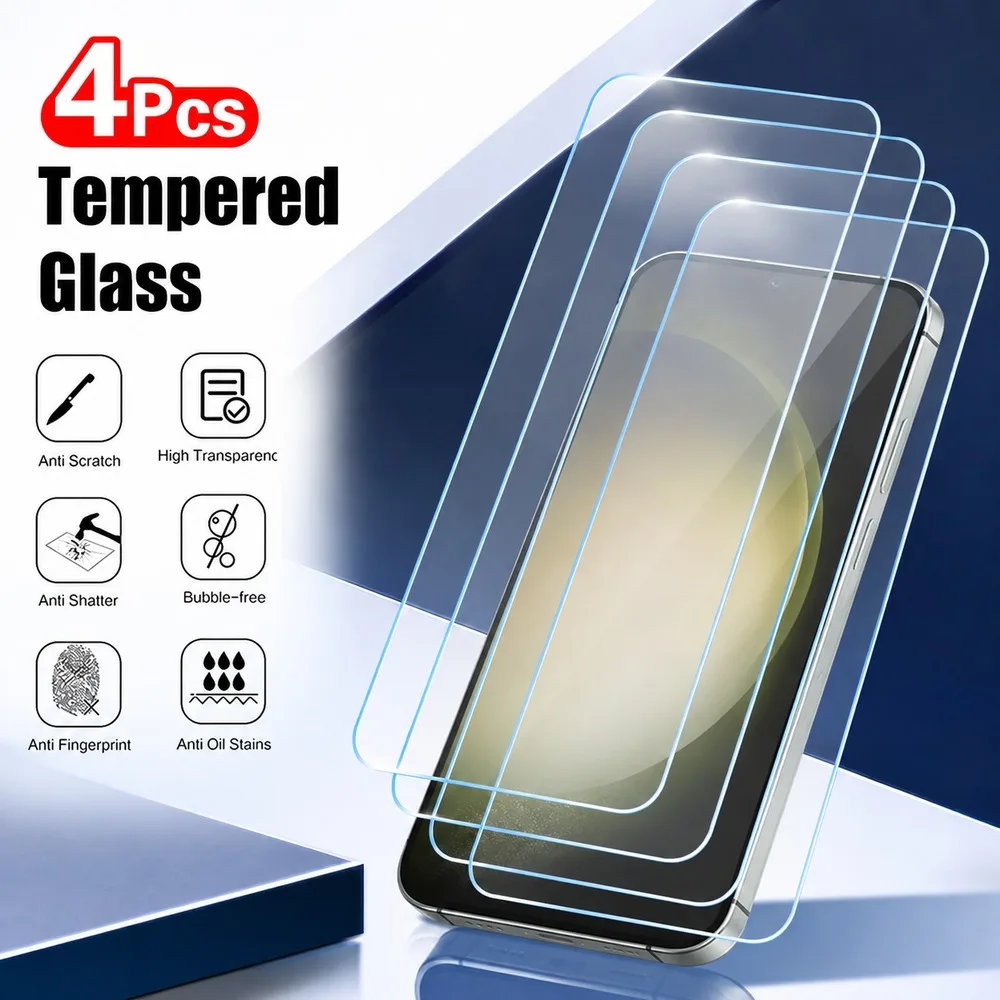 4PCS Screen Protector For Samsung Galaxy A32 5G A32 4G A33 5G A34 A51 Tempered Glass For Samsung Galaxy A52s 5G A52 A53 5G A54