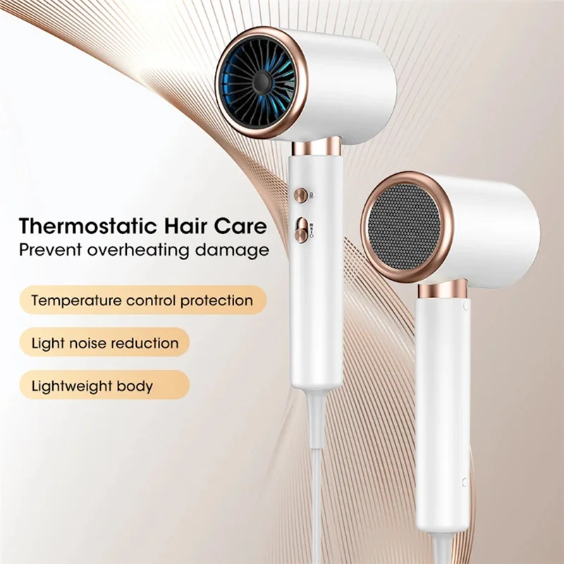 【ABODE】High-Speed Electric Turbine Airflow Constant Temperature And Quick Drying Hair Dryer With Diffuser US Plug