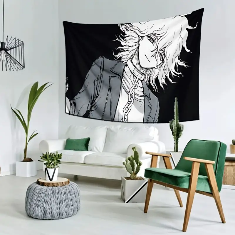 VIKAMA Anime Tapestry Japanese Anime Style Bedroom Background Wallpaper Female Dormitory Live Decoration Room Decoration