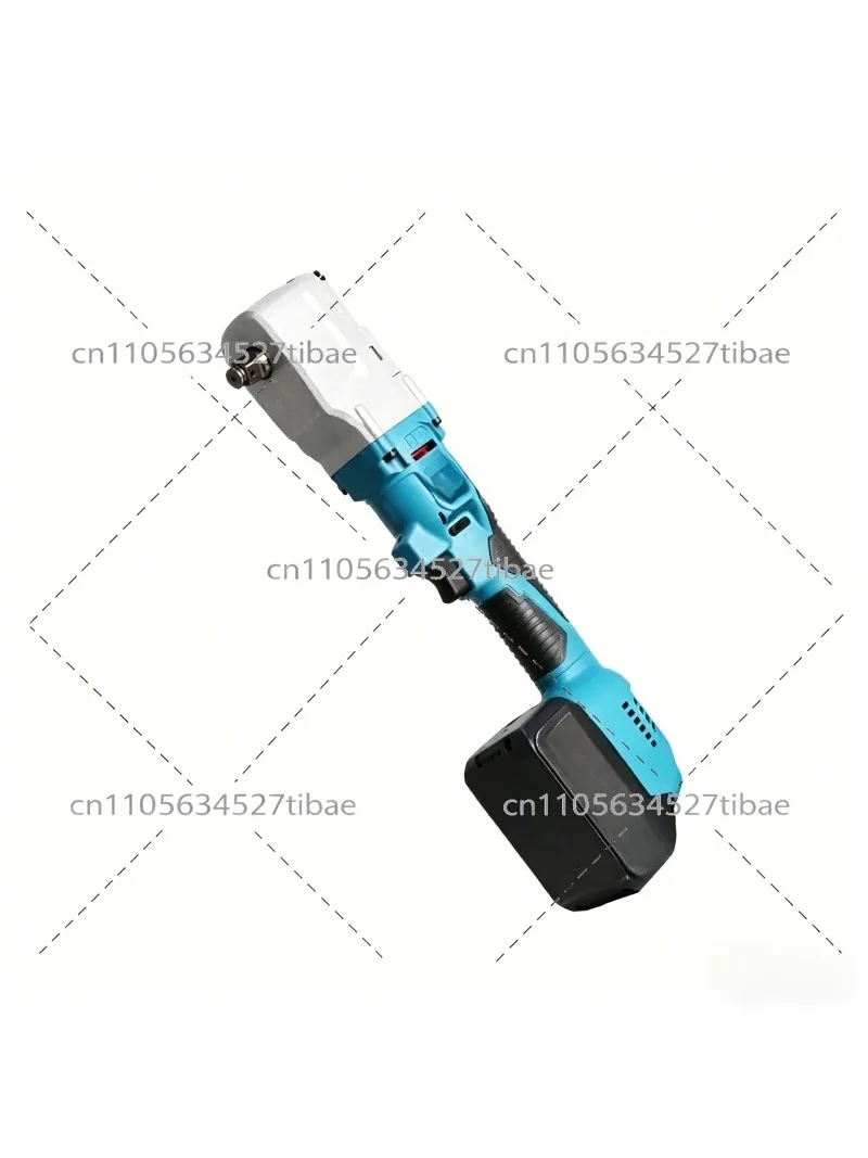 18V Cordless Impact Wrench 500Nm Brushless 1/2 Inch Torque Driver Power Tool with Battery Adapter