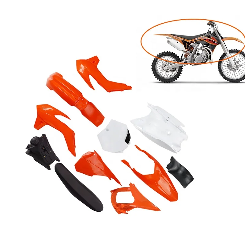 

Motorcycle Plastic Cover Fairing Body Plastic Cover Kit Fender With Fuel Tank For KTM85