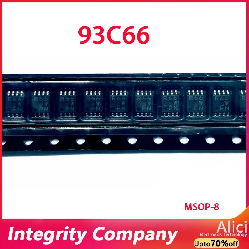 2 قطعة/الوحدة الأصلي BR93L66RFVM C66 R66 93C66 93C66C-I/MS R66W MSOP8 EEPROM IC رقاقة