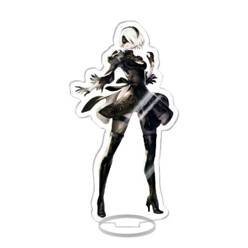 NieR:Automata Anime Game Acrylic Stand Model Toys Girl 2B Action Figure Desk Decoration Plate Collectible For Friend Fans Gifts