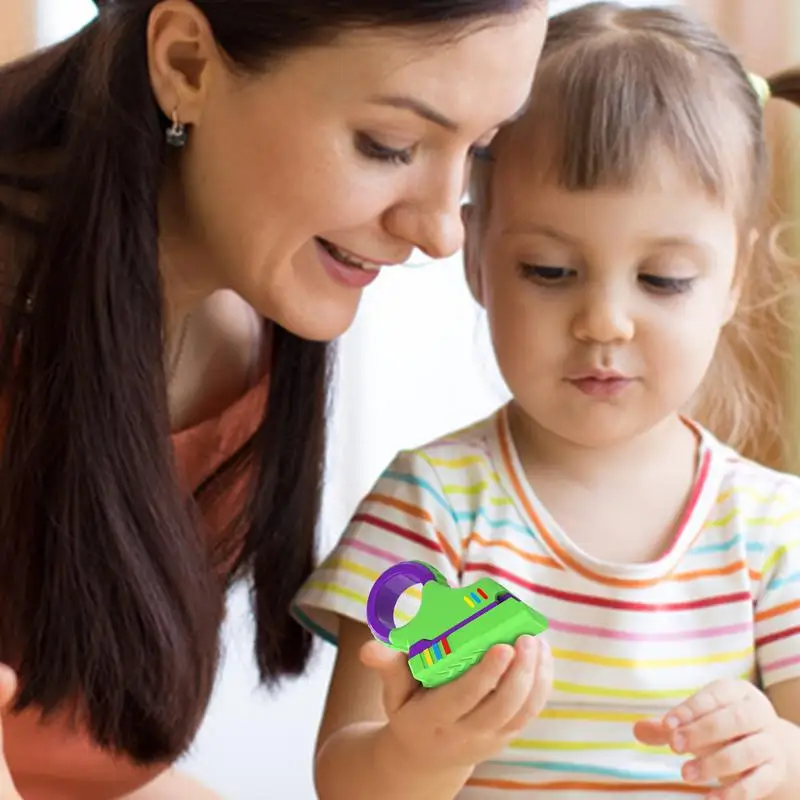 Nadruk 3D Fidget Slider Unikalne, solidne gadżety ręczne Przenośne zabawne Fidgets Drukowane Spinner dla entuzjastów inżynierii