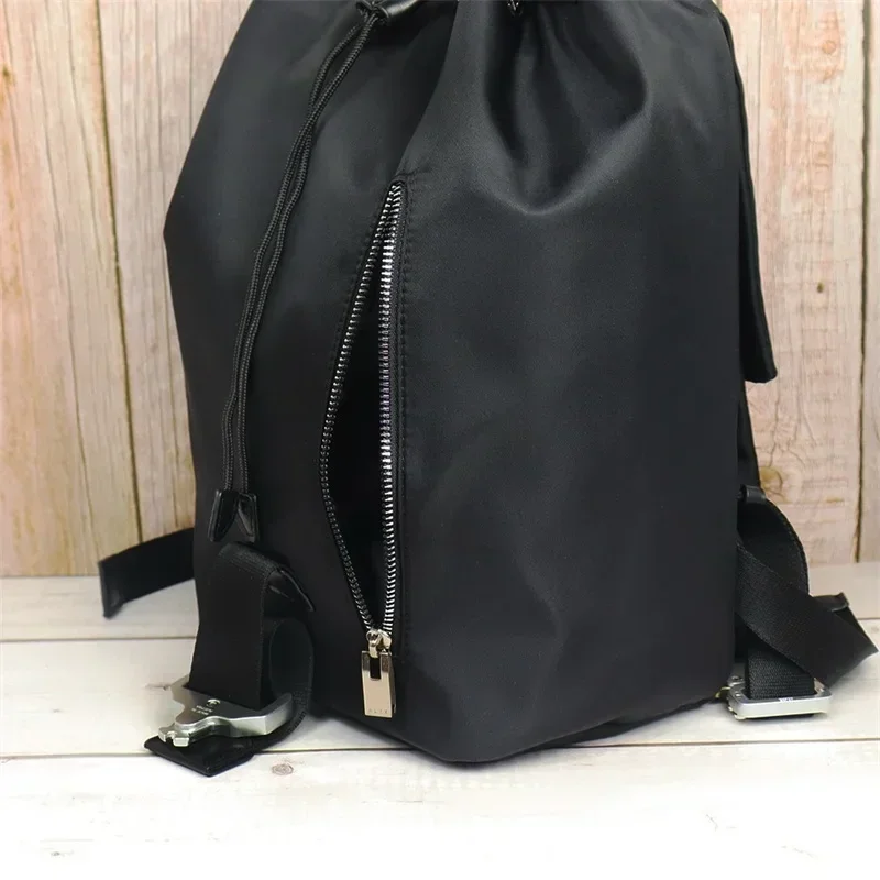 

25ss Black Casual ALYX Backpacks Buckle Zipper Bags Men Women 1:1 Best Quality Alyx Backpack