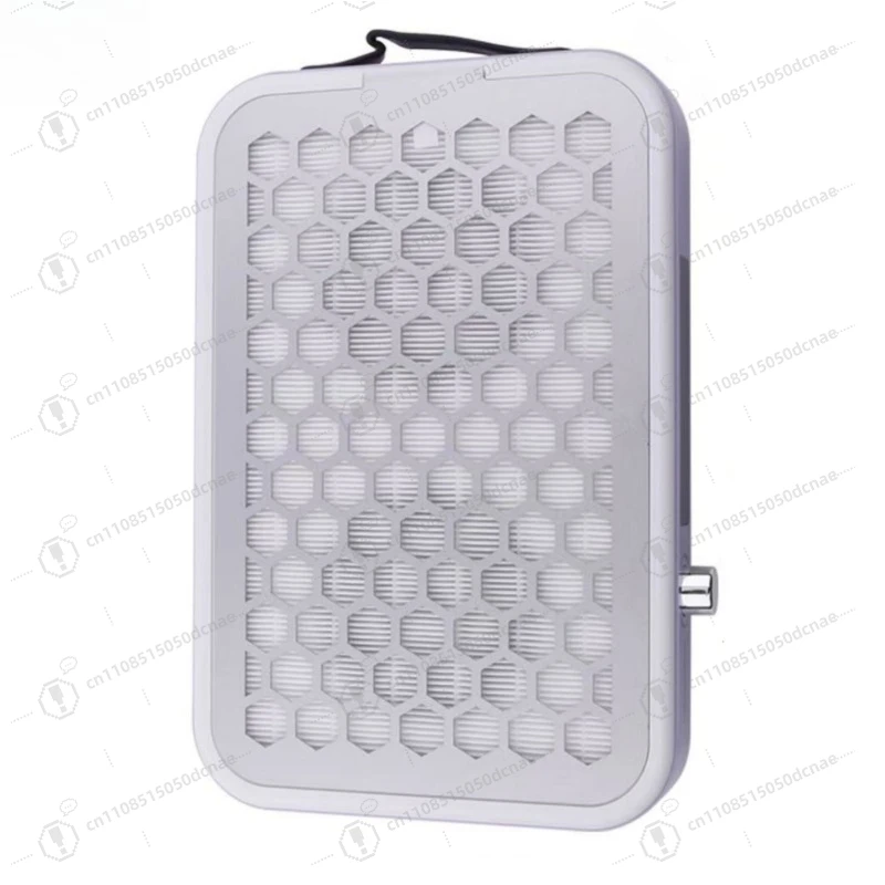 Ultra-thin silent dual turbo nail dust collector, strong suction design, portable plastic dust removal tool