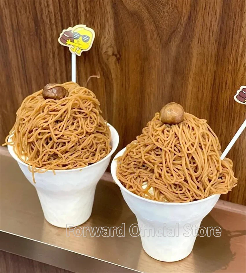 Italian Gelato Ice Cream Noodle Making Machine Ice Cream Spaghetti Machine Matcha Mont Ice Cream Maker