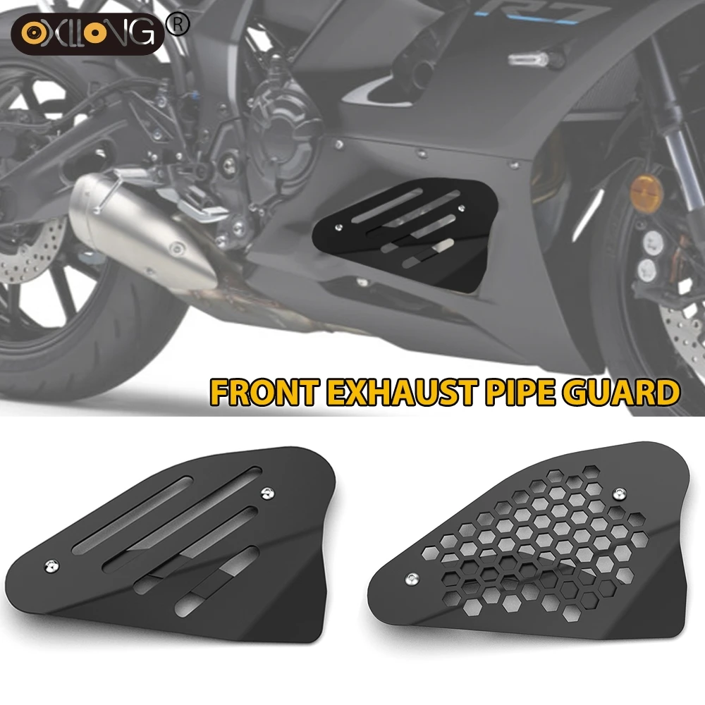 

For Yamaha YZF R7 YZFR7 YZF-R7 2021 2022 2023 2024 Motorcycle Front Exhaust Pipe Guards Protection Accessories Parts