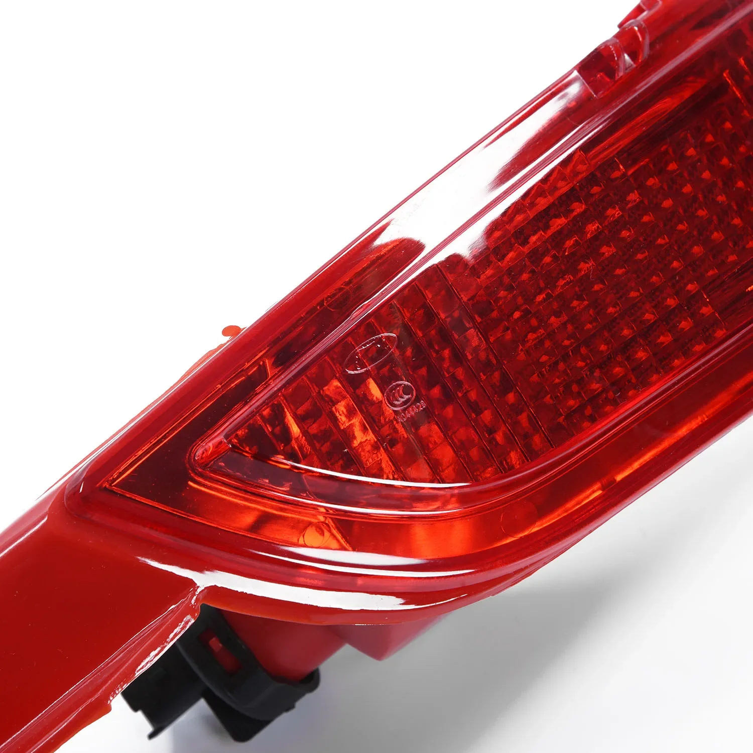 

1Pc Lamp Red Reflector Bar Fog Light Left Side Bumper For Ford Fiesta 09~15 Hatchback Practical High Quality Hot