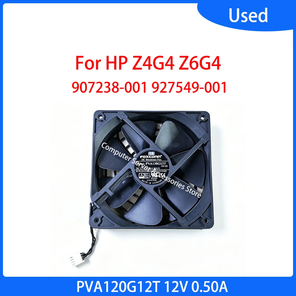 PVA120G12T 907238-001 927549-001 FOR HP Z4 G4 Z6 G4 postposition Memory Baffle Fan Assembly Workstation Cooling Fans